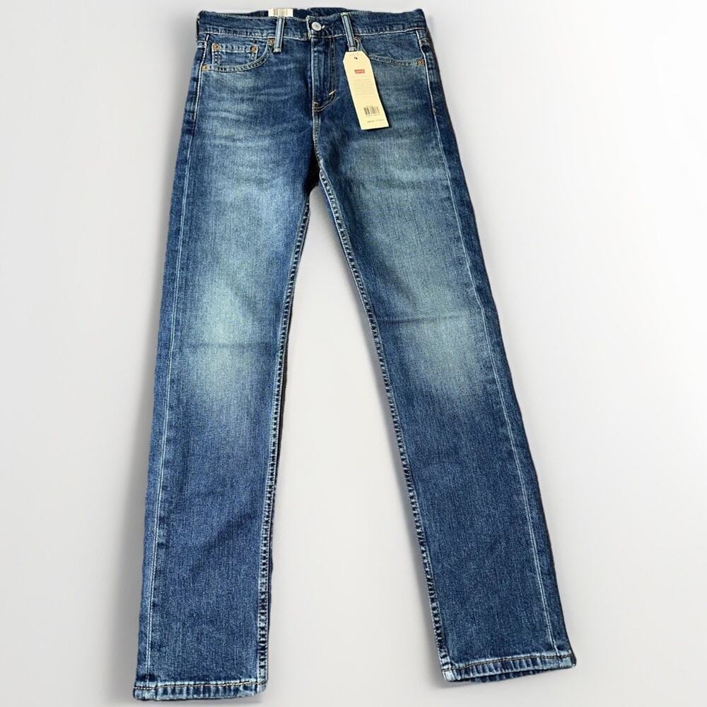 Levis 510 Skinny Fit Jeans Men Size 29x32 Blue Denim Stretch New With Tags